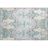 Piper Looms Mayfield Ikat AMF748 Mint Machine Washable Area Rug Scatter Main Image