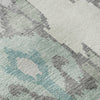 Piper Looms Mayfield Ikat AMF748 Mint Machine Washable Area Rug Swatch Image