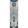 Piper Looms Mayfield Ikat AMF748 Navy Machine Washable Area Rug Runner Main Image