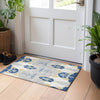 Piper Looms Mayfield Ikat AMF748 Navy Machine Washable Area Rug Scatter Lifestyle Image Feature