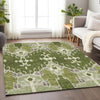 Piper Looms Mayfield Ikat AMF748 Olive Machine Washable Area Rug Lifestyle Image Feature