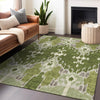 Piper Looms Mayfield Ikat AMF748 Olive Machine Washable Area Rug Lifestyle Image Feature