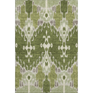 Piper Looms Mayfield Ikat AMF748 Olive Machine Washable Area Rug main image