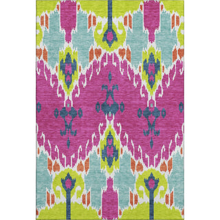 Piper Looms Mayfield Ikat AMF748 Pink Machine Washable Area Rug main image