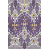 Piper Looms Mayfield Ikat AMF748 Purple Machine Washable Area Rug main image