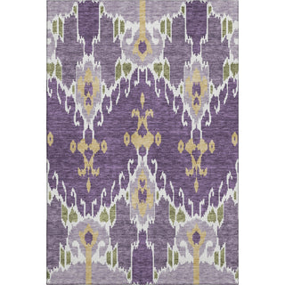 Piper Looms Mayfield Ikat AMF748 Purple Machine Washable Area Rug main image