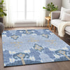 Piper Looms Mayfield Ikat AMF748 Sky Machine Washable Area Rug Lifestyle Image Feature