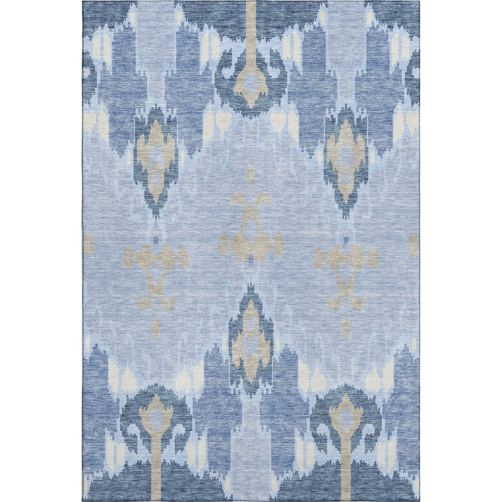 Piper Looms Mayfield Ikat AMF748 Sky Machine Washable Area Rug main image