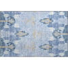 Piper Looms Mayfield Ikat AMF748 Sky Machine Washable Area Rug Scatter Main Image