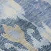 Piper Looms Mayfield Ikat AMF748 Sky Machine Washable Area Rug Swatch Image
