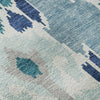Piper Looms Mayfield Ikat AMF748 Teal Machine Washable Area Rug Swatch Image