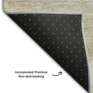 Piper Looms Mayfield Mid-century Modern AMF749 Beige Machine Washable Area Rug Backing Image