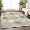 Piper Looms Mayfield Mid-century Modern AMF749 Beige Machine Washable Area Rug Lifestyle Image Feature