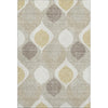 Piper Looms Mayfield Mid-century Modern AMF749 Beige Machine Washable Area Rug main image