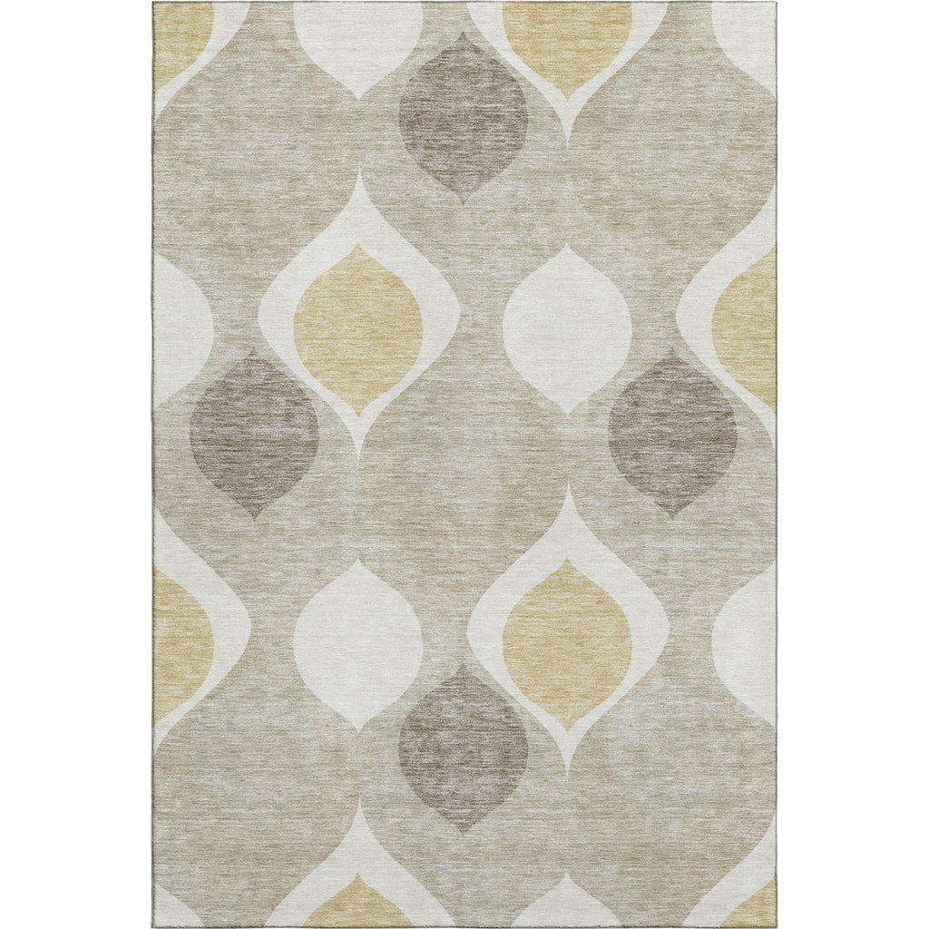 Piper Looms Mayfield Mid-century Modern AMF749 Beige Machine Washable Area Rug main image