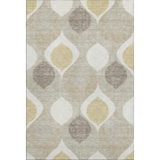 Piper Looms Mayfield Mid-century Modern AMF749 Beige Machine Washable Area Rug main image