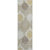 Piper Looms Mayfield Mid-century Modern AMF749 Beige Machine Washable Area Rug Runner Main Image