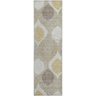 Piper Looms Mayfield Mid-century Modern AMF749 Beige Machine Washable Area Rug Runner Main Image