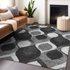 Piper Looms Mayfield Mid-century Modern AMF749 Black Machine Washable Area Rug Lifestyle Image Feature