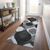 Piper Looms Mayfield Mid-century Modern AMF749 Black Machine Washable Area Rug Runner Lifestyle Image Feature