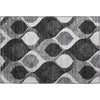 Piper Looms Mayfield Mid-century Modern AMF749 Black Machine Washable Area Rug Scatter Main Image