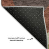 Piper Looms Mayfield Mid-century Modern AMF749 Brown Machine Washable Area Rug Backing Image