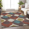 Piper Looms Mayfield Mid-century Modern AMF749 Brown Machine Washable Area Rug Lifestyle Image Feature