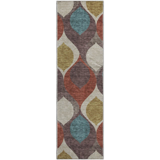 Piper Looms Mayfield Mid-century Modern AMF749 Brown Machine Washable Area Rug Runner Main Image