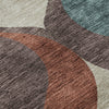 Piper Looms Mayfield Mid-century Modern AMF749 Brown Machine Washable Area Rug Swatch Image