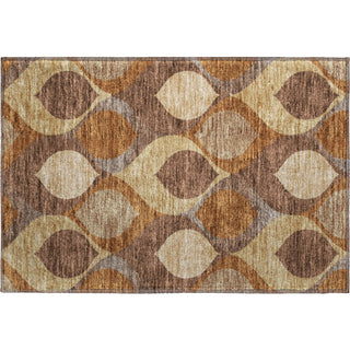 Piper Looms Mayfield Mid-century Modern AMF749 Copper Machine Washable Area Rug Scatter Main Image