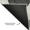 Piper Looms Mayfield Mid-century Modern AMF749 Gray Machine Washable Area Rug Backing Image