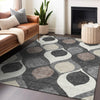 Piper Looms Mayfield Mid-century Modern AMF749 Gray Machine Washable Area Rug Lifestyle Image Feature
