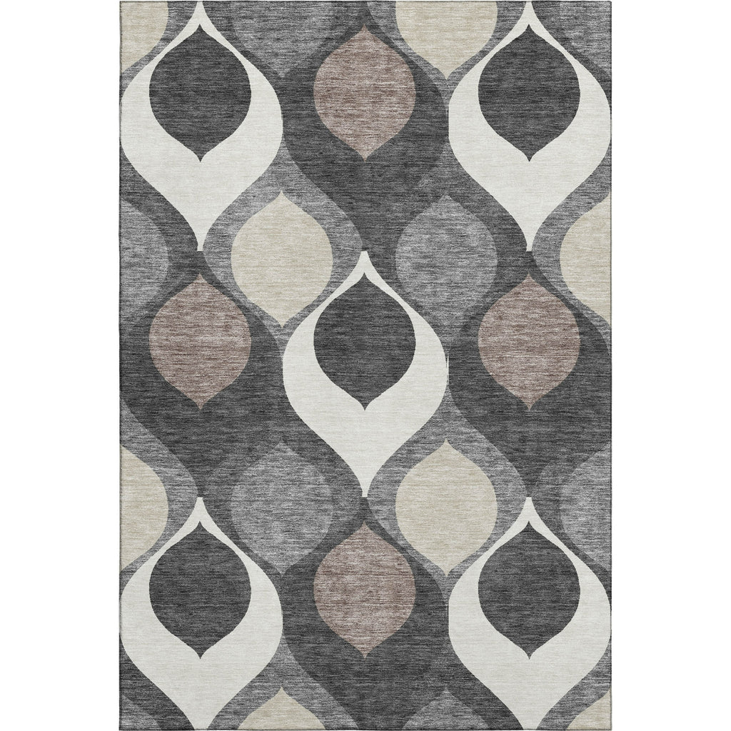 Piper Looms Mayfield Mid-century Modern AMF749 Gray Machine Washable Area Rug main image