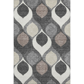 Piper Looms Mayfield Mid-century Modern AMF749 Gray Machine Washable Area Rug main image