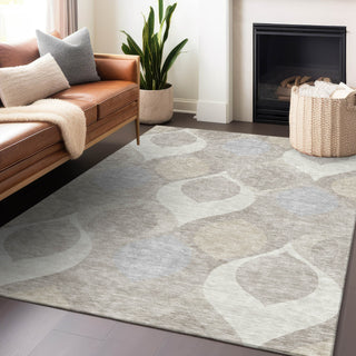 Piper Looms Mayfield Mid-century Modern AMF749 Ivory Machine Washable Area Rug Lifestyle Image Feature