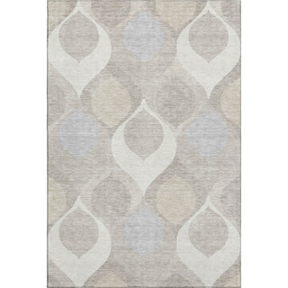 Piper Looms Mayfield Mid-century Modern AMF749 Ivory Machine Washable Area Rug main image