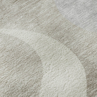 Piper Looms Mayfield Mid-century Modern AMF749 Ivory Machine Washable Area Rug Swatch Image