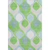 Piper Looms Mayfield Mid-century Modern AMF749 Lime Machine Washable Area Rug main image