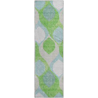 Piper Looms Mayfield Mid-century Modern AMF749 Lime Machine Washable Area Rug Runner Main Image