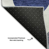 Piper Looms Mayfield Mid-century Modern AMF749 Navy Machine Washable Area Rug Backing Image