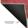Piper Looms Mayfield Mid-century Modern AMF749 Pink Machine Washable Area Rug Backing Image