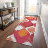 Piper Looms Mayfield Mid-century Modern AMF749 Pink Machine Washable Area Rug Runner Lifestyle Image Feature