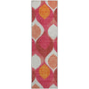 Piper Looms Mayfield Mid-century Modern AMF749 Pink Machine Washable Area Rug Runner Main Image