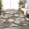 Piper Looms Mayfield Mid-century Modern AMF749 Taupe Machine Washable Area Rug Lifestyle Image Feature