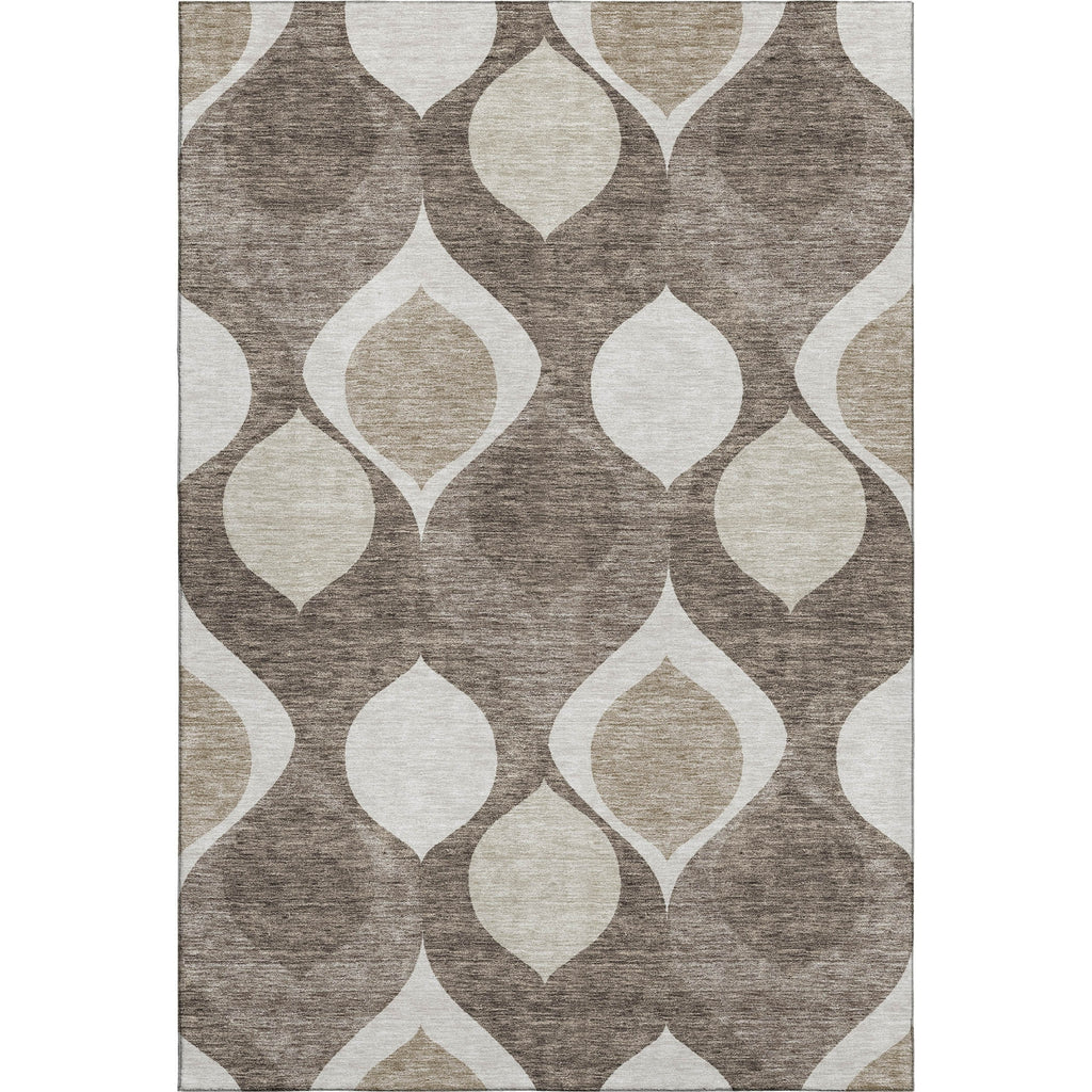 Piper Looms Mayfield Mid-century Modern AMF749 Taupe Machine Washable Area Rug main image