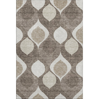 Piper Looms Mayfield Mid-century Modern AMF749 Taupe Machine Washable Area Rug main image