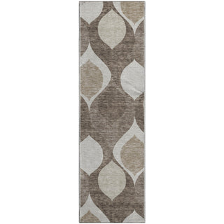 Piper Looms Mayfield Mid-century Modern AMF749 Taupe Machine Washable Area Rug Runner Main Image