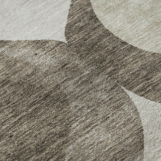 Piper Looms Mayfield Mid-century Modern AMF749 Taupe Machine Washable Area Rug Swatch Image