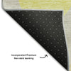 Piper Looms Mayfield Mid-century Modern AMF749 Yellow Machine Washable Area Rug Backing Image