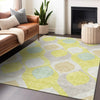 Piper Looms Mayfield Mid-century Modern AMF749 Yellow Machine Washable Area Rug Lifestyle Image Feature
